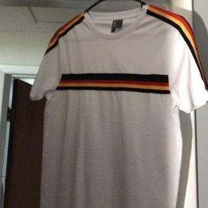 ASOS striped tape shirt